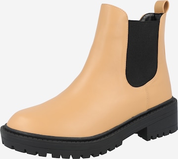 Raid Chelsea boots 'RADAR-1' in Bruin: voorkant