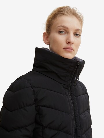 TOM TAILOR Winter Jacket in Black