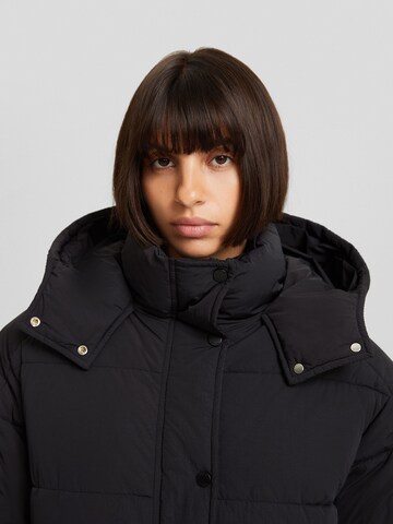 Bershka Winter Jacket in Black