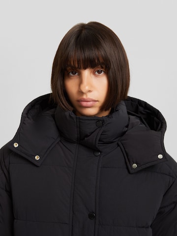 Bershka Winter jacket in Black