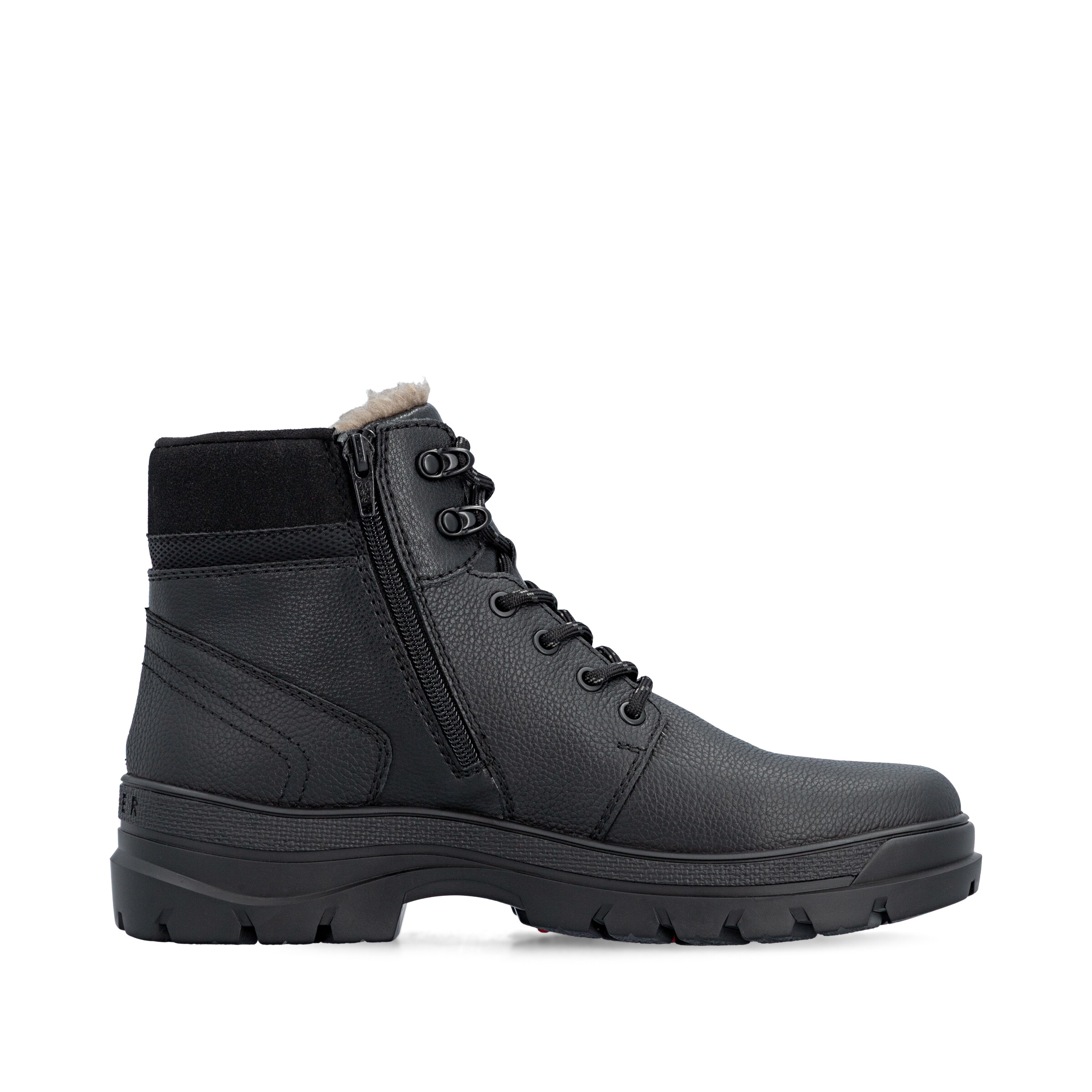 Rieker Schnürboots in Schwarz