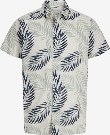 JJ Rebel Button Up Shirt 'JREBVERDANT' in White: front