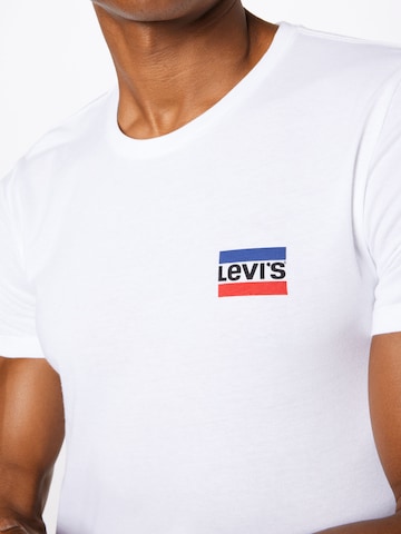 LEVI'S ® Särk '2Pk Crewneck Graphic', värv hall