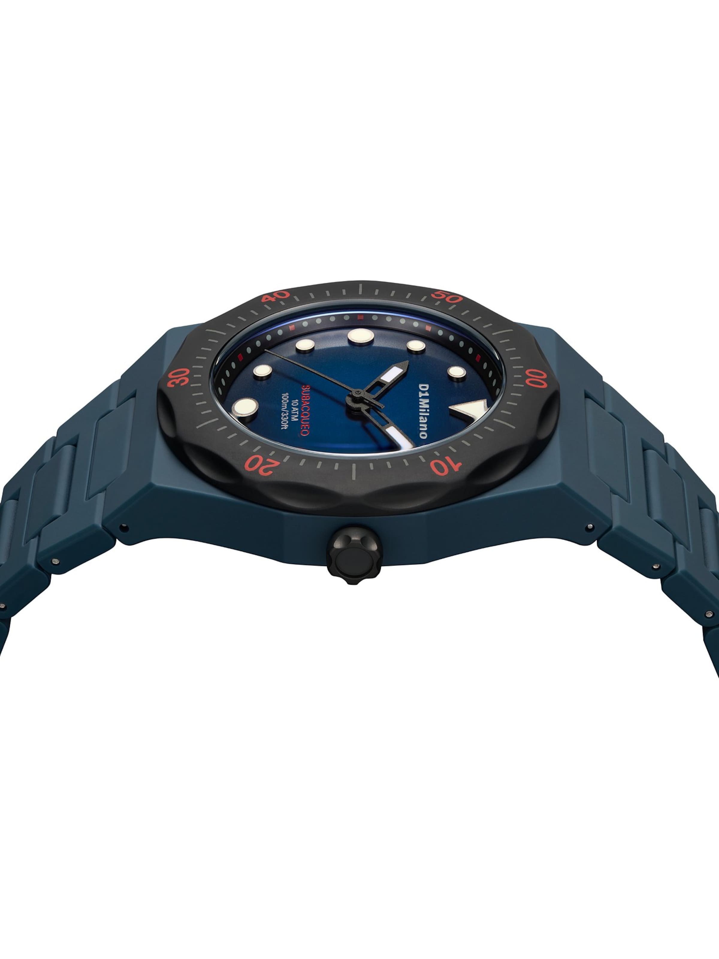 D1 Milano Analoguhr in Blau