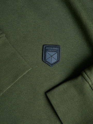Jack & Jones Premium Sweat jacket 'JPRBLURONALDO' in Green