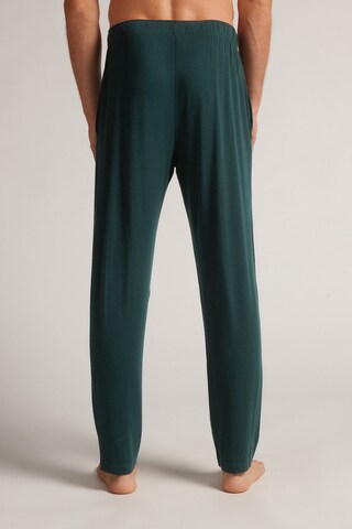 INTIMISSIMI Regular Pyjamahose in Grün