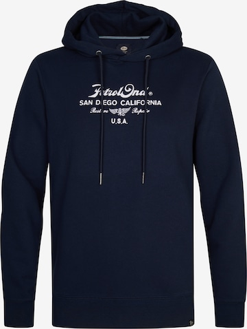 Petrol Industries Sweatshirt in Blauw: voorkant