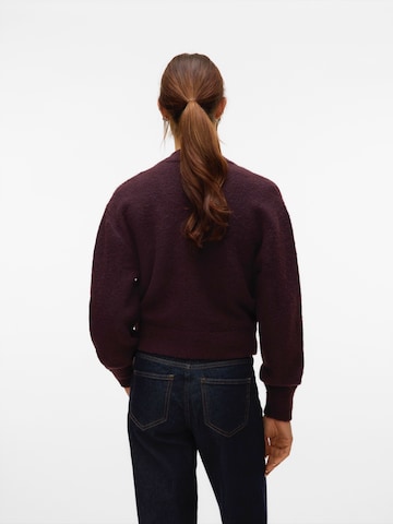 VERO MODA Knit cardigan 'VMHANNA' in Red