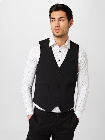 melns Lindbergh Standarta piegriezums Uzvalka veste: no priekšpuses