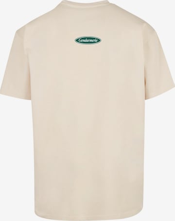 T-Shirt 'Gendarmerie' Mister Tee en beige