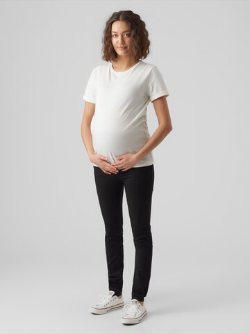 Vero Moda Maternity Slimfit Jeansy 'VMMTANYA' w kolorze czarny