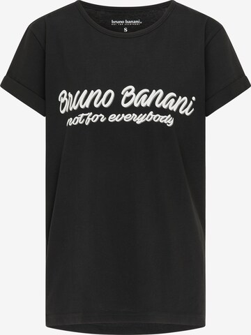 T-shirt 'Perry' BRUNO BANANI en noir : devant