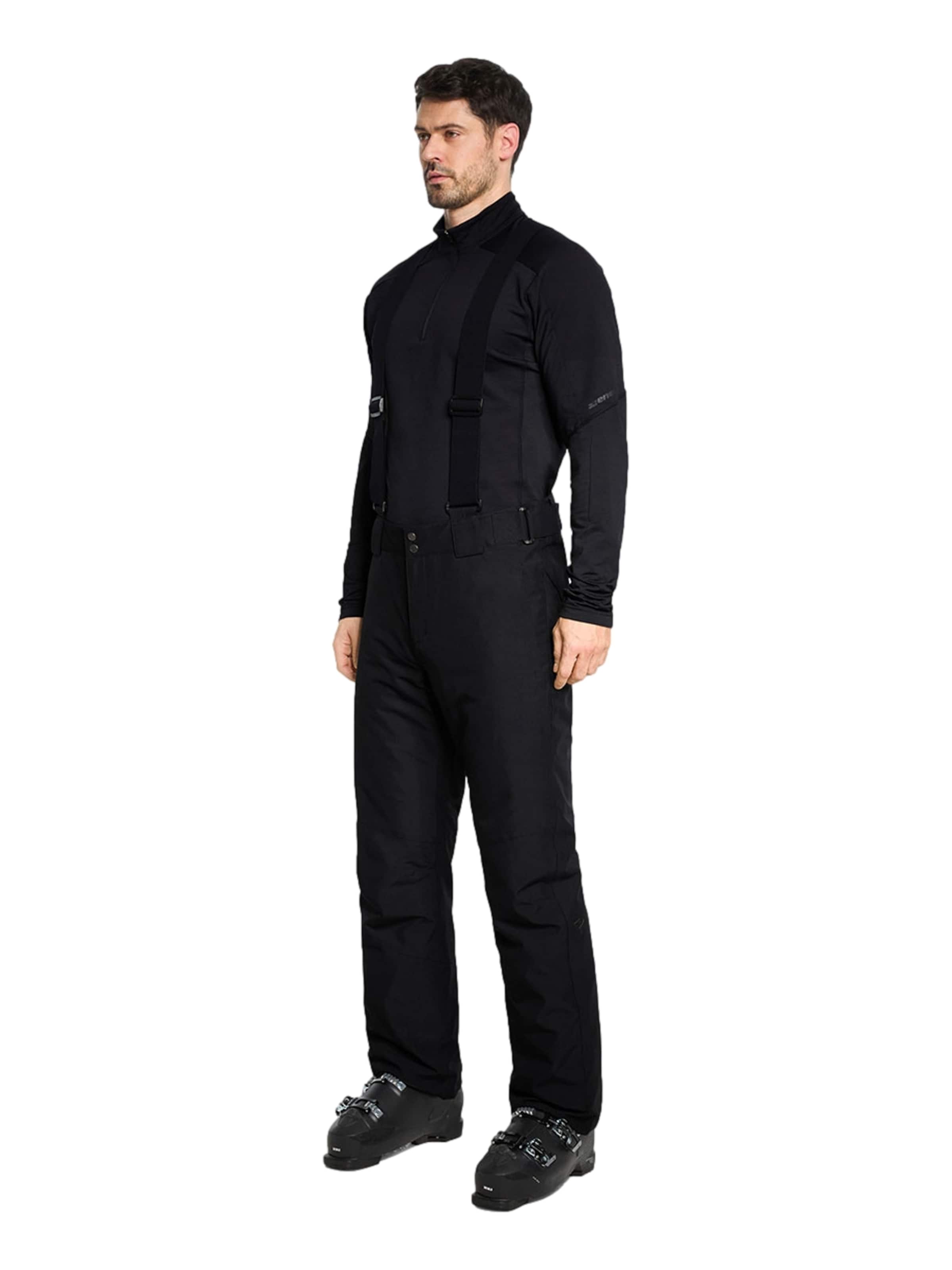 ZIENER Regular Sports trousers 'Taga' in Black