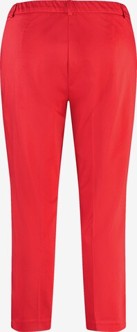 SAMOON Regular Pants 'Greta' in Red