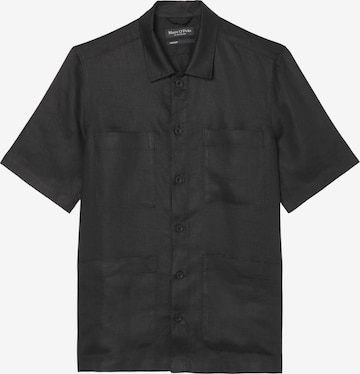 Marc O'Polo Button Up Shirt in Black: front