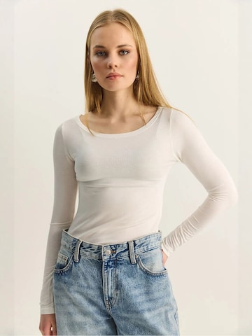T-shirt Bianco Lucci en blanc