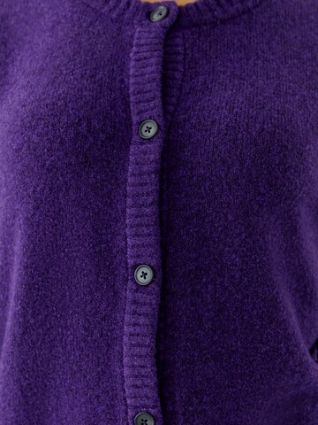 OUI Strickjacke 'ILAYA' in Lila