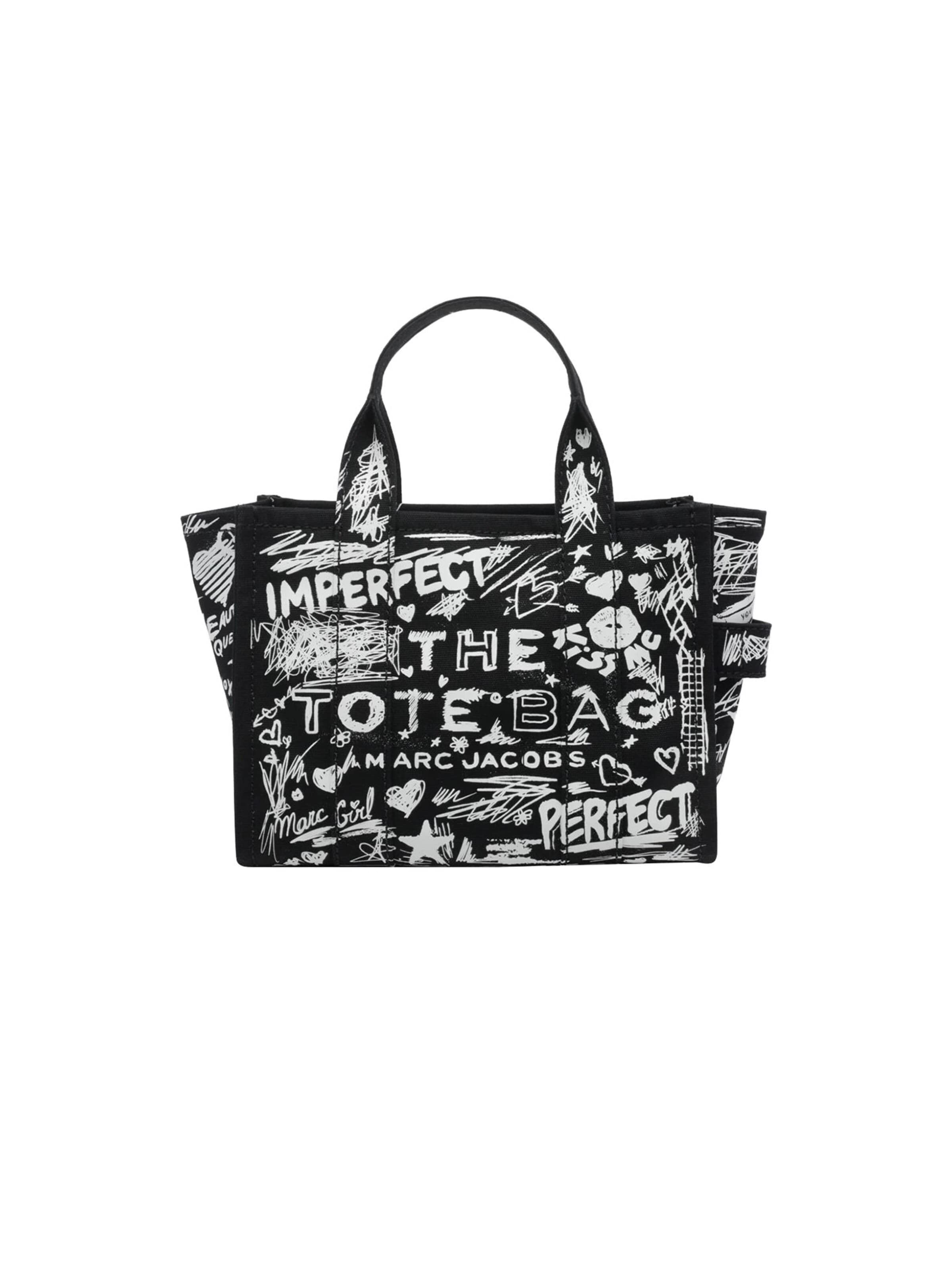 Marc Jacobs - Bolso de mano 'Small Tote 26x20x14 cm' en negro: frente
