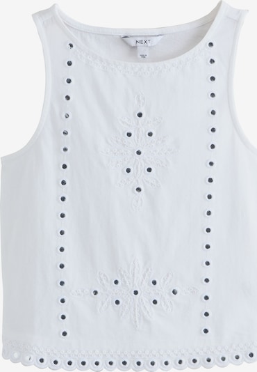Palaidinė be rankovių iš Next, spalva – balta, Prekių apžvalga