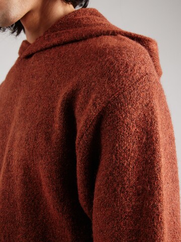 Pull-over 'JOROLLIE' JACK & JONES en marron