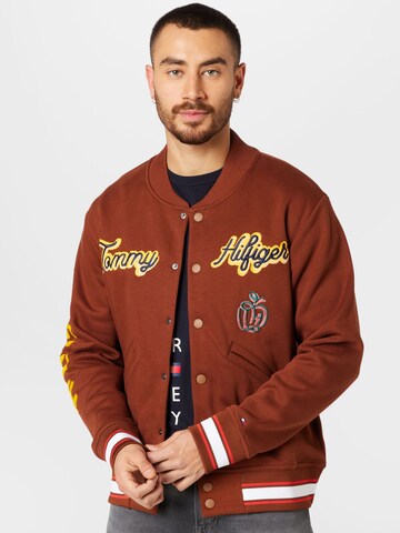 TOMMY HILFIGER - Chaqueta de entretiempo en marrón: frente