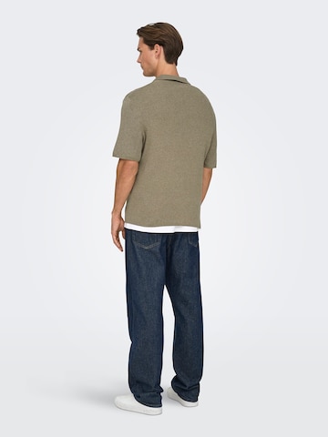 Only & Sons - Jersey 'ONSTRAVIS' en marrón