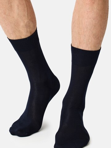 Nur Der Socks 'Bambus' in Blue: front