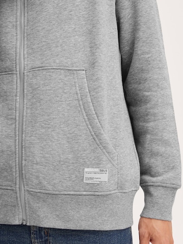 !Solid Кофта на молнии 'SD LENZ' в Серый
