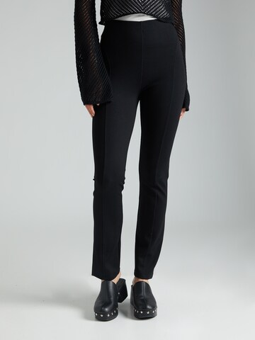 & Other Stories Slim fit Leggings in Black: front