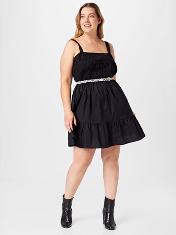 Cotton On Curve Summer Dress 'POPPY' in Black