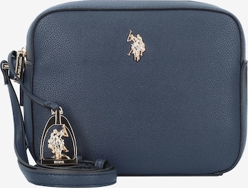 U.S. POLO ASSN. Schoudertas 'Jones' in Blauw: voorkant