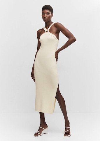 MANGO Kleid 'Thiago' in Beige: predná strana