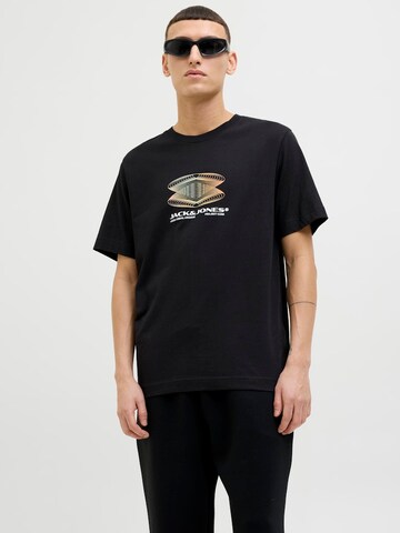 JACK & JONES - Camiseta 'JCOCalma' en negro: frente