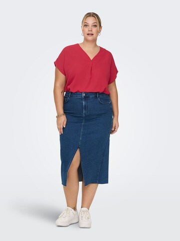 Haut ONLY Carmakoma en rouge