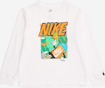 balta Nike Sportswear Marškinėliai 'BBALL': priekis