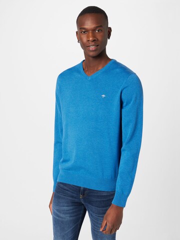 FYNCH-HATTON Trui in Blauw: voorkant