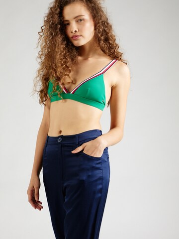 Tommy Hilfiger Underwear Trojuholníky Bikinový top - Zelená