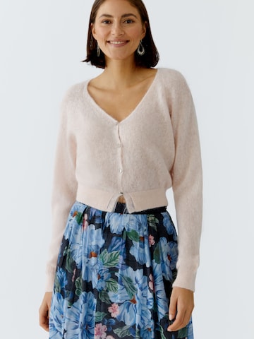 OUI Strickjacke in Pink: Vorderseite