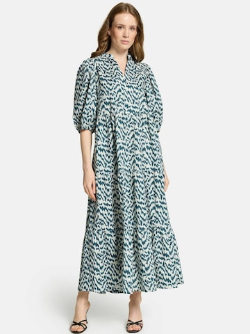 Robe 'Atzi' co'couture en bleu