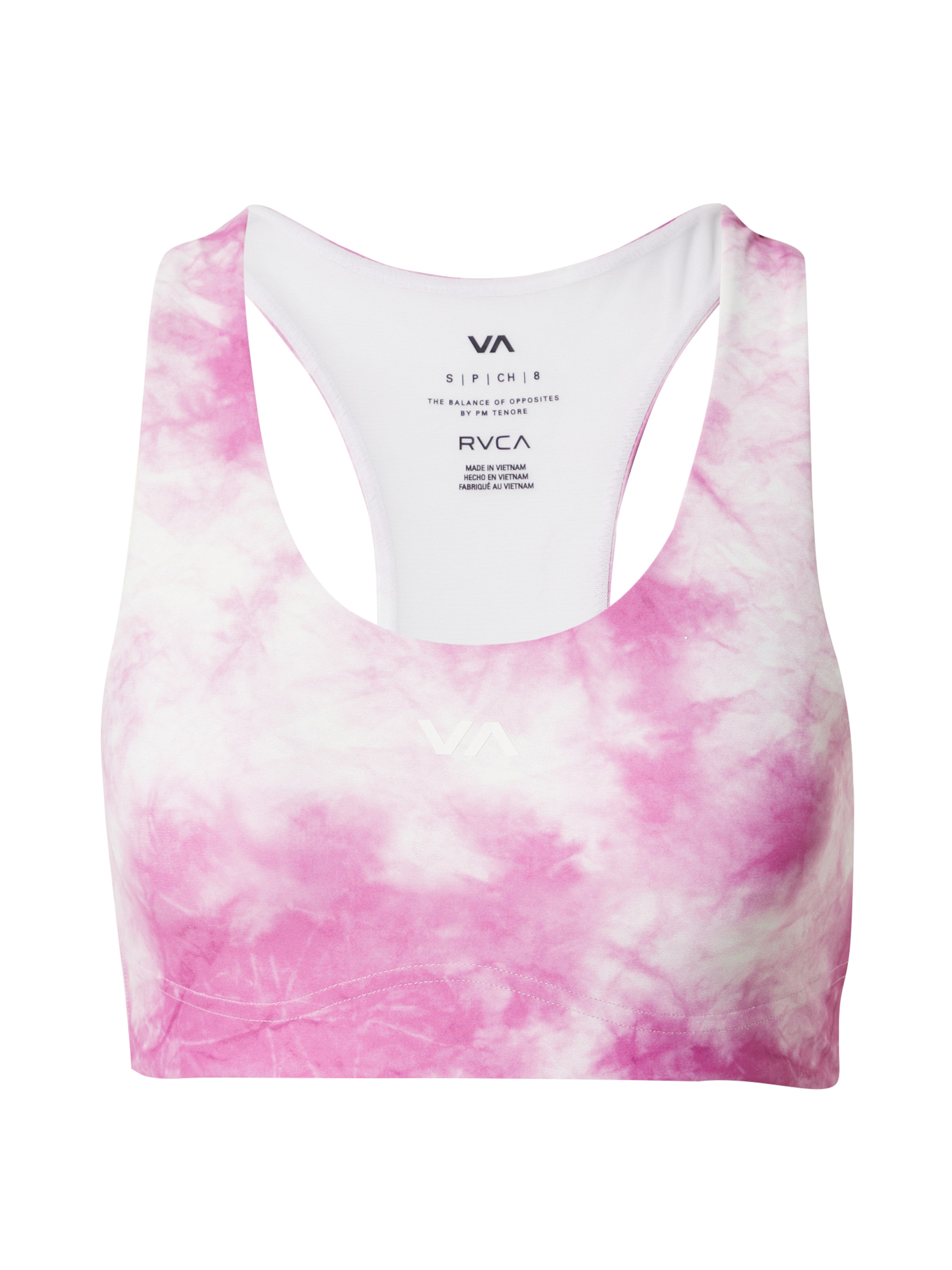 RVCA Bustier BH in Pink: Vorderseite