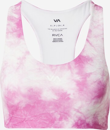 RVCA Bustier BH in Roze: voorkant