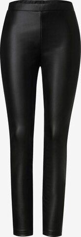 STREET ONE Skinny Leggings in Schwarz: predná strana