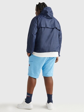 Tommy Jeans Plus Between-Season Jacket 'Chicago' in Blue