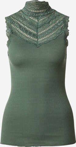 Tops en tricot rosemunde en vert : devant