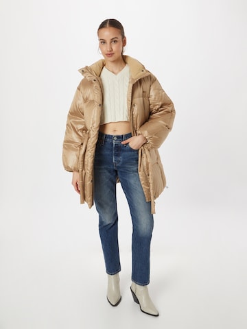 LEVI'S ® Зимнее пальто 'Pillow Bubble Mid' в Бежевый