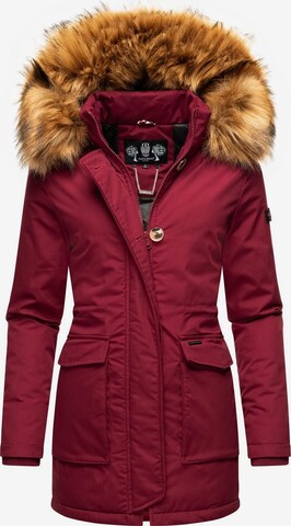 Manteau d’hiver 'Schneeengel' NAVAHOO en rouge : devant