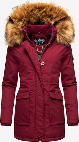 Cappotto invernale 'Schneeengel' di NAVAHOO in rosso: frontale