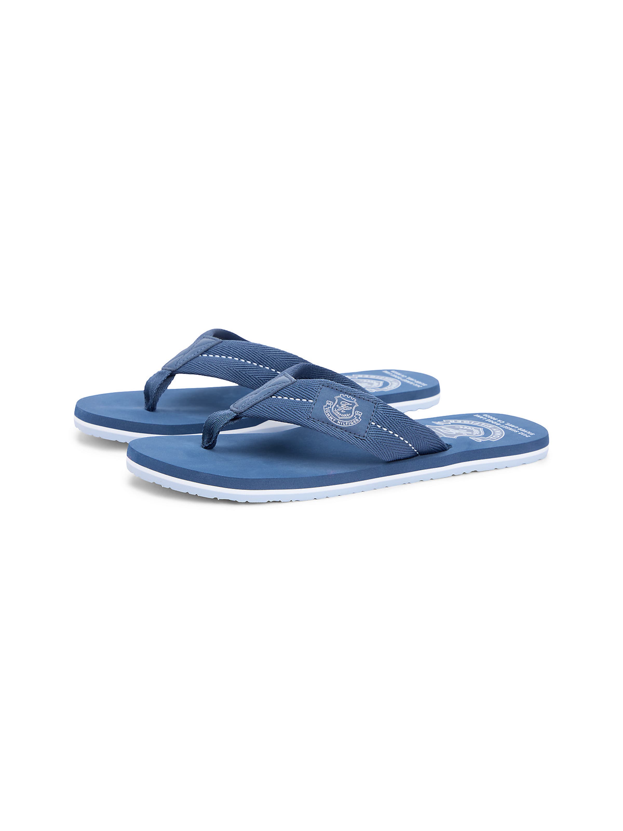 TOMMY HILFIGER T-bar sandals in Blue