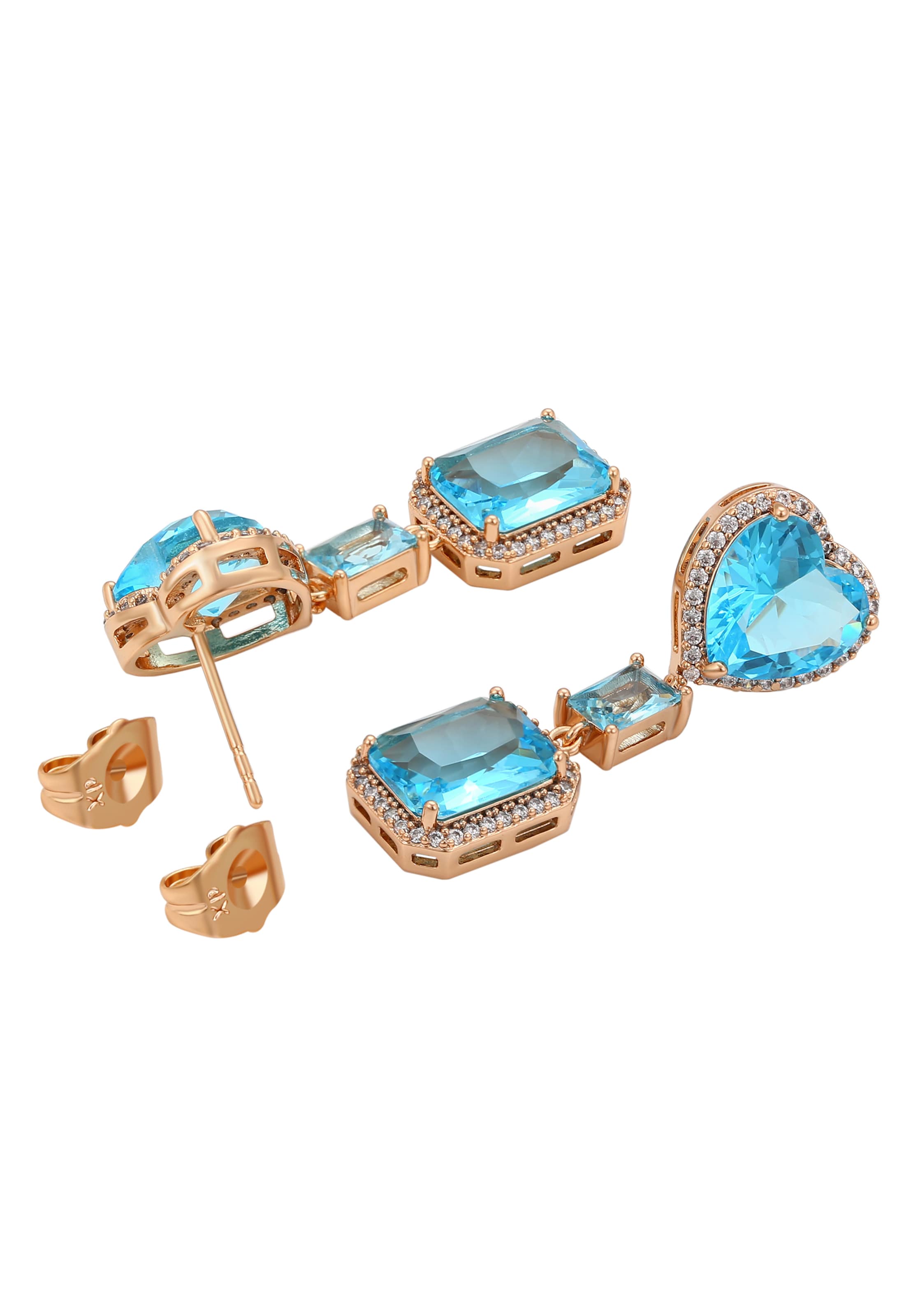 Gaya Oorbellen in Blauw