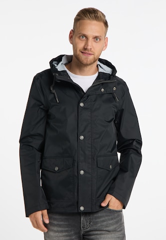 MO Weatherproof jacket in Black: front